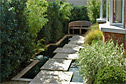 Contemporary use of water feature in a city garden.